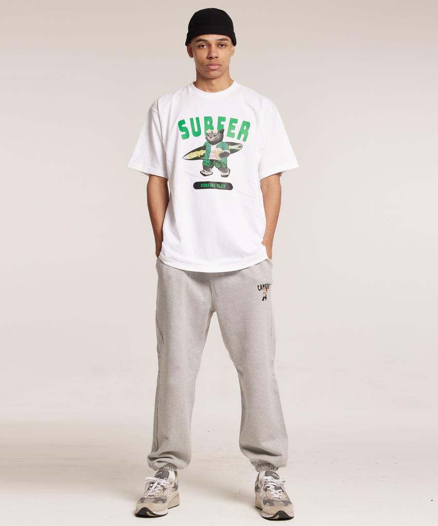 CREAM SODA LAB Camping Small Logo Training Jogger Pants Gray