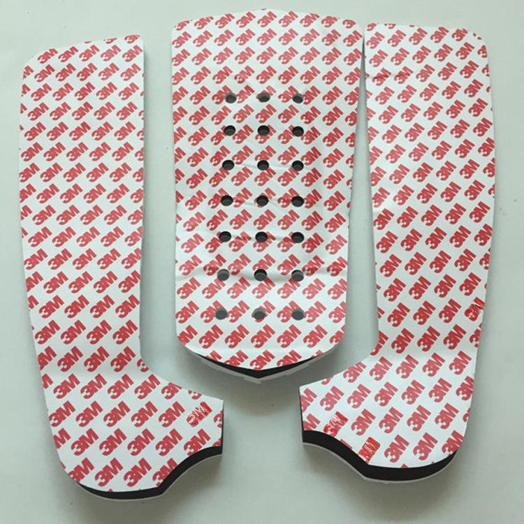 Adesivos antiderrapantes para calcanhar e rabeta de prancha de surf com adesivo 3M