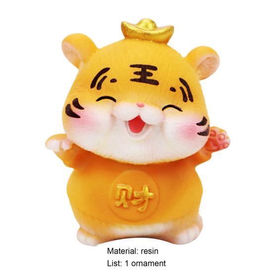 Ausgezeichnete Tigerstatue, lichtbeständiges Kunstharz, dekorativ