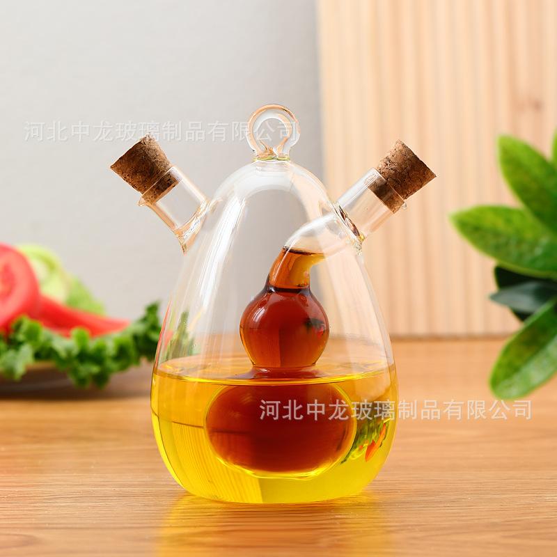 

Двойная стеклянная кастрюля Кухонные принадлежности Бутылка для приправ Бутылка для соевого соуса Бутылка для уксуса Стеклянная банка для масла и уксуса Кухонные принадлежности