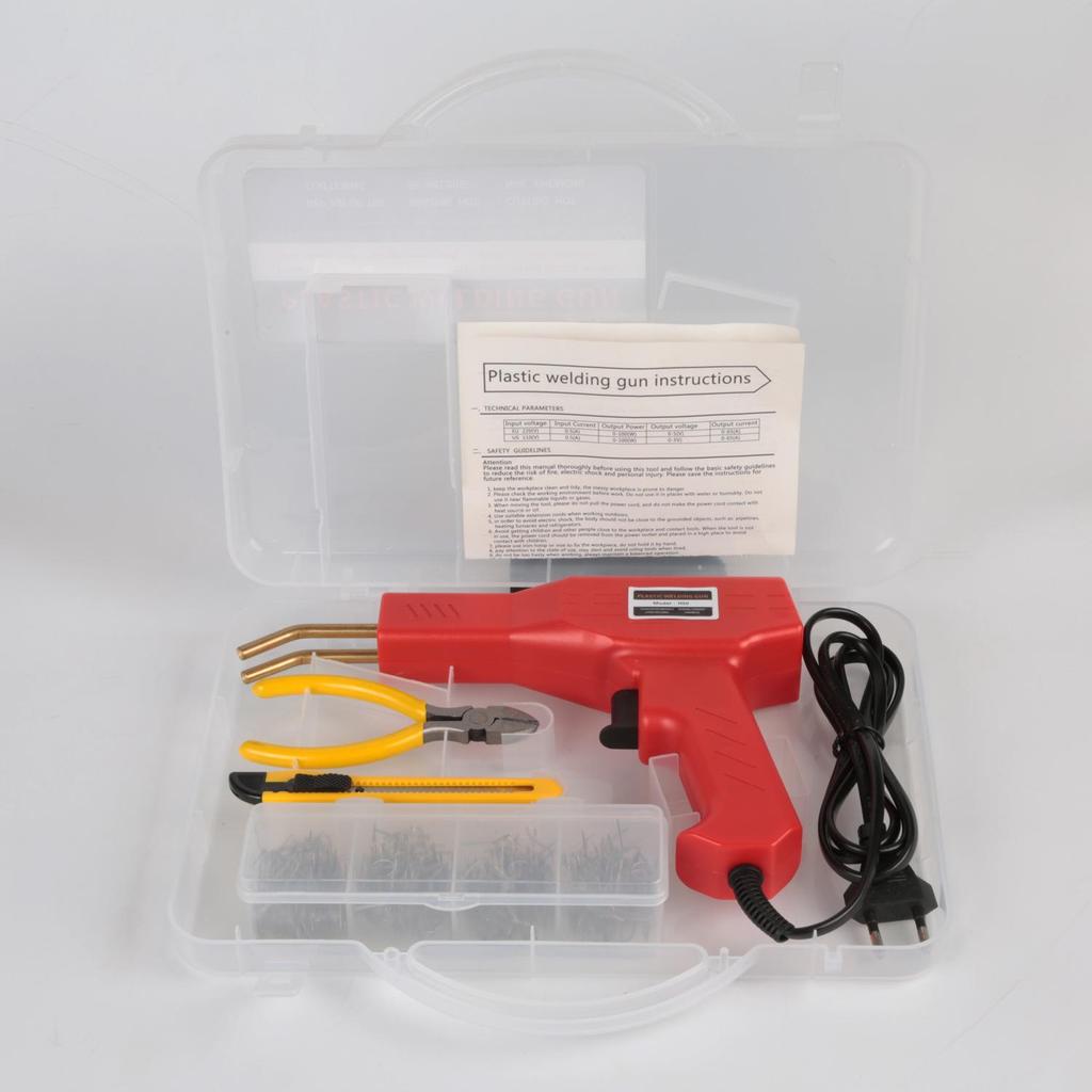 H50 Multi-Color Plastic Welder Set: Car Bumper Repair Gun & Nails - EU/US Standard