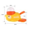 2-in-1 Interactive Dog Toy Pet Automatic Food Treat Dispenser Cartoon Duck Design Slow Food Pet Snack Feeder for Dog Training
