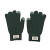 Men Winter Oversized Touch Screen Knitted Gloves Thick Plush Jacquard Windproof Warm Full Finger Thermal Mittens