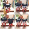 Stuffed Plush Nezha Doll Keychain Toy Backpack Decor Gift For Kids Girls Boys