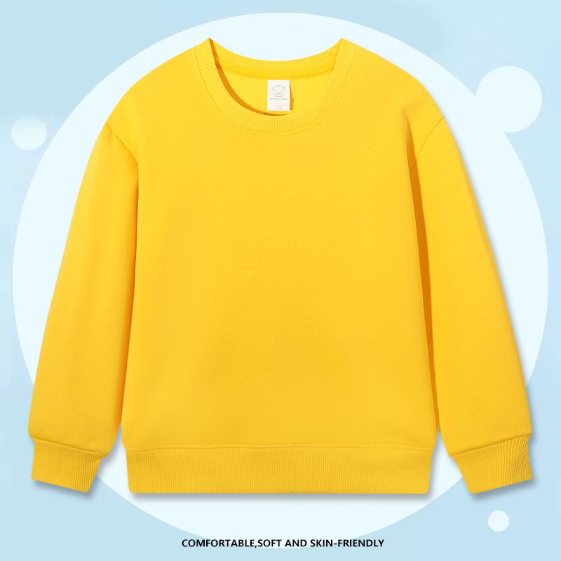 Zirunking 2026 Winter Spring Hoodies Pullovers Kids Boys Girls Round Neck Sweater Comfortable  Sweatshirt Children's Clothing KXINKIDW