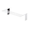Yamazaki Jitsugyo Magnetic Telescopic Washing Machine Bath Towel Hanger White Approx. W39XD32XH18cm Tower Towel Rack Shelf 4873