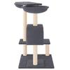 Maison Exclusive - Arbre à chat avec griffoirs gris foncé 82 cm