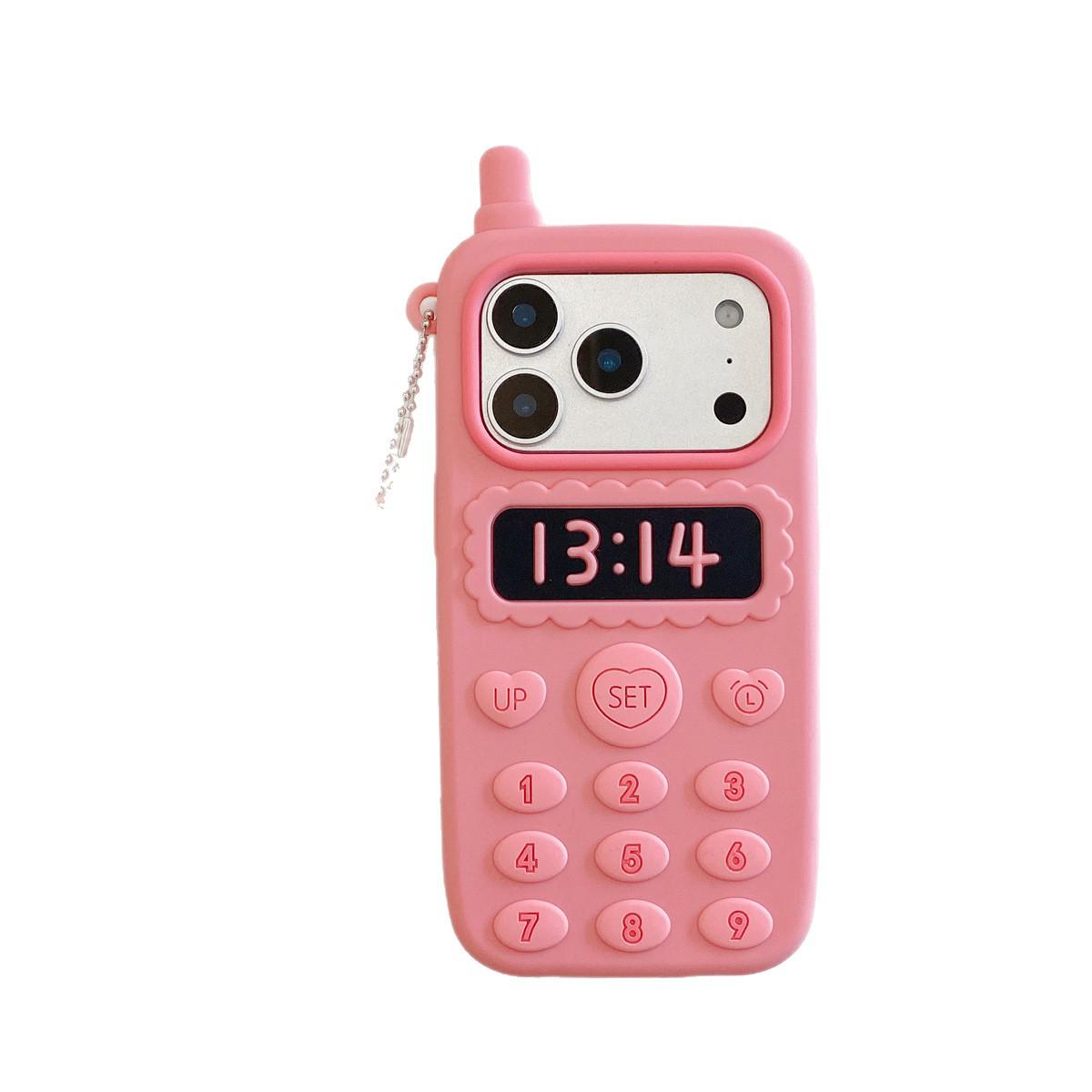 

3D Pink Big Brother Drop-proof Phone Case for iPhone 15/16/17, 12, 13, 14 PROMAX iPhone 15