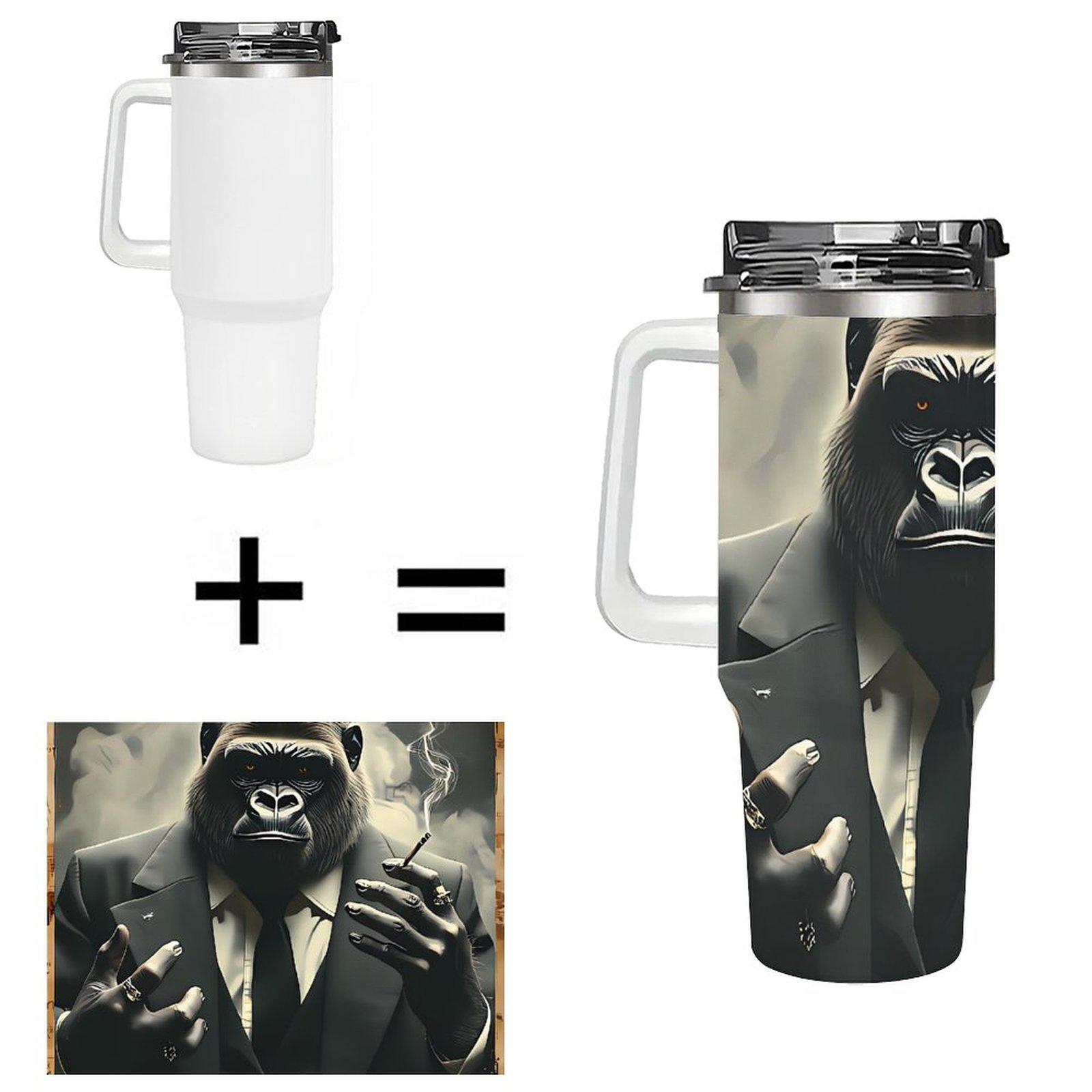 40oz Custom Printed Tumbler with Handle for Data Center Technicians 40oz(1133.98g) белый
