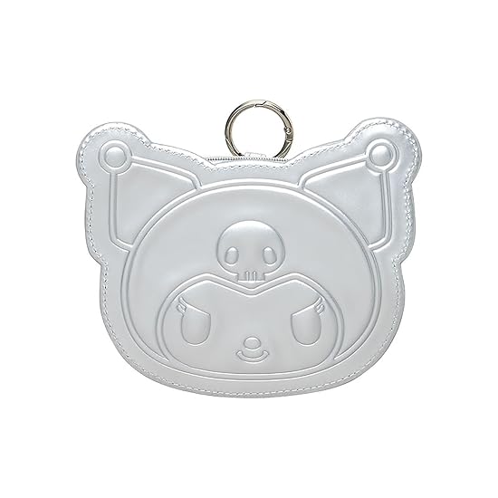 SANRIO Face-Shaped Pouch (Monotone) Kuromi 360333 B0DSPKQ7Z1