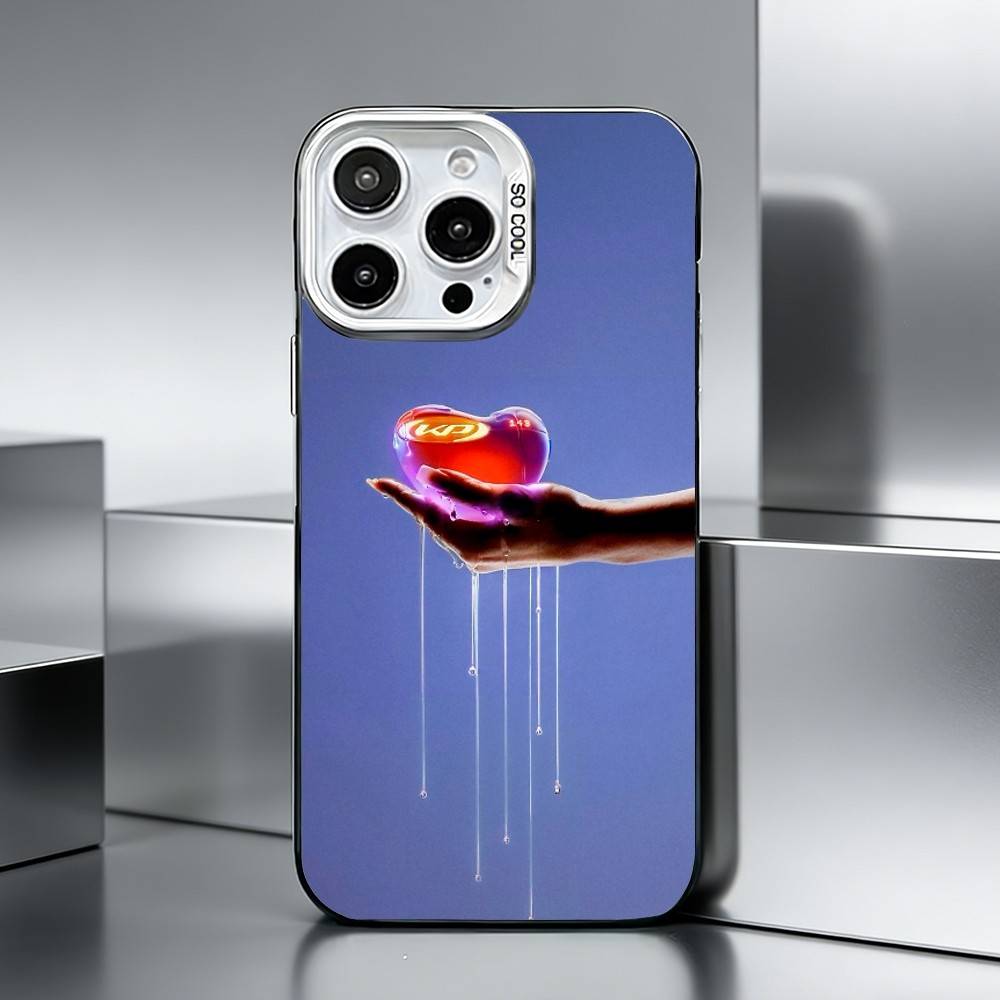 Singer K-Katy P-Perry-KP    Phone Case For iPhone 17,16,15,14,13,12,11 Plus,Pro Max,XS,Colored silver phone case