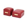 Yantong Luxury PU Leather Jewelry Box Premium Ring Case Velvet Insert Necklace Bracelet Storage Organizer Gift Packaging Custom