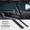 Ford Edge Privacy Sunscreen Blinds – Aluminum Alloy Track, Car Curtains for Shading