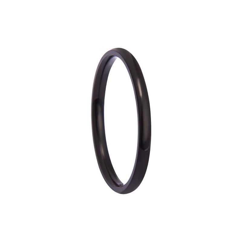 2mm Stainless Steel Gold Plated Silver Color Knuckle Rings For Lady Minimalist Gold Rings For Women