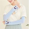 Insulation Anti-UV Cartoon Girl Arm Warmers Ice Silk Sleeves Sun Protection Cover Sunscreen Sleeve