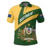 Australian flag polo shirt lapel short sleeve top summer trend clothes 3D printing oversized t-shirt