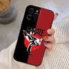 Karate Phone Case For iPhone 17,16,15,14,13,12,11 Plus,Pro Max,XS,Soft Silicone Black Cover