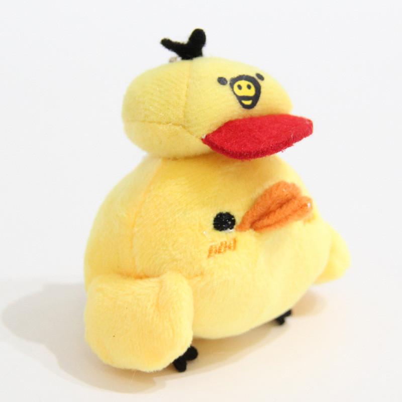 Cute Bird Keychain Plush Toy With Cartoon Design For Bag Decoration