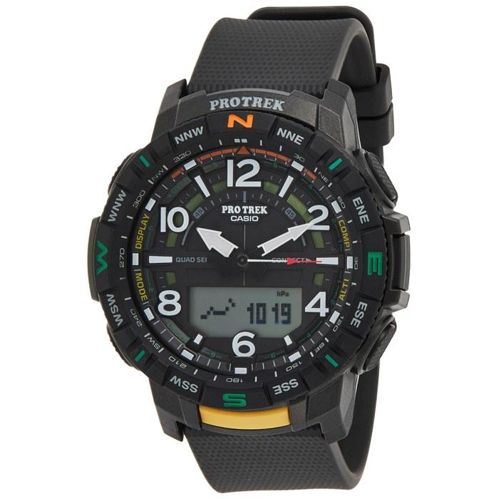 Casio Pro Trek PRT-B50-1 Quad Sensor Bluetooth Watch (Black/Green)