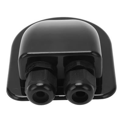 2 Pcs Black / White Solar Cable Entry Gland ABS IP68 Waterproof Rated ABS Solar Cable Gland Housing For 2.5mm² To 6mm² Cables