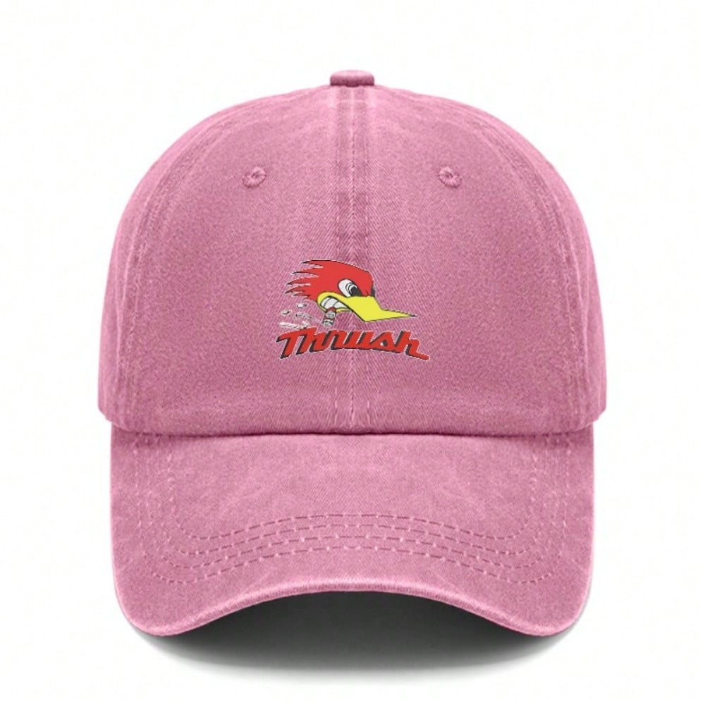[Vintage Baseball Cap] Thush Duck Print Polyester Adjustable Sun Hat Unisex Streetwear Outdoor Sports - Gift For Him