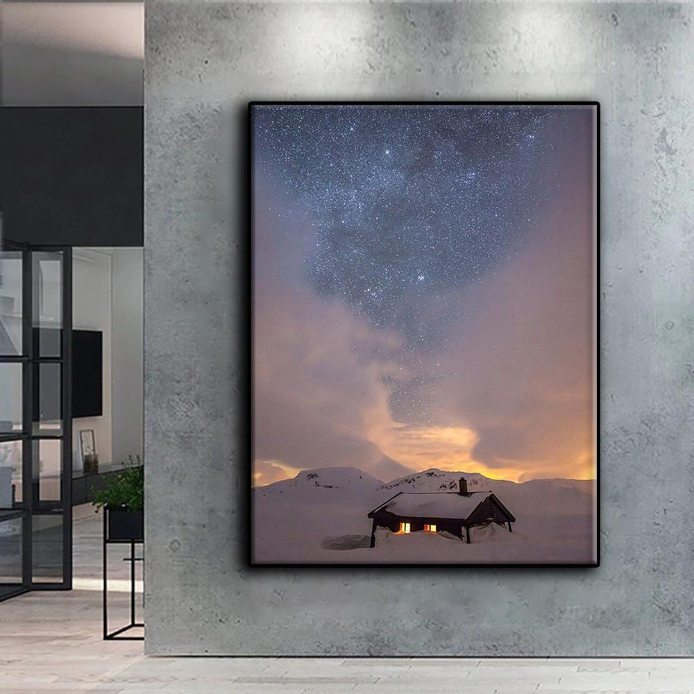 5D DIY Diamond Painting Cross Stitch Snow Scene Diamond Embroidery Mosaic Wall Art Home Decoration