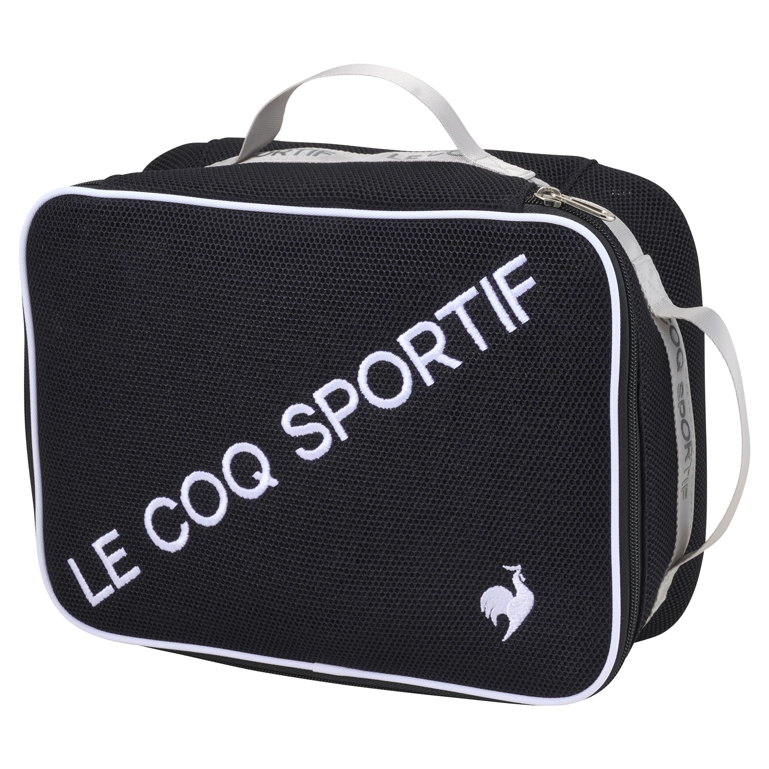 

Coq Shoe Case Mesh Pouch Breathable Storage Cute Golf LG5SBZ20L BK00 [Le Sportif] (Black)