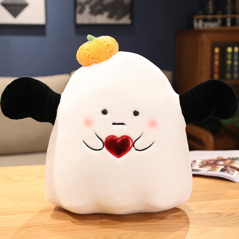 Plush Ghost Pillow Halloween Decor Soft Toy For Kids And Party Gift