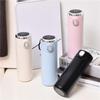 Large Capacity Smart Temperature Display Stainless Steel Thermos Mug - Flip-Top Pea Cup with Light Luxury Finish