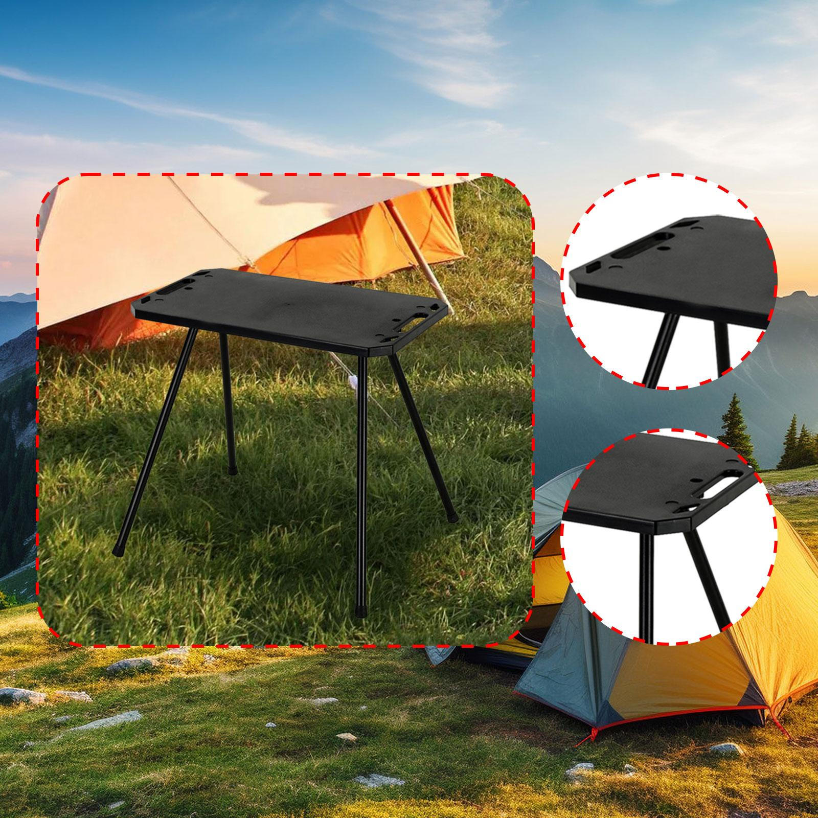 

Компактный складной стол для кемпинга с сумкой для переноски, для барбекю и путешествий without light holder