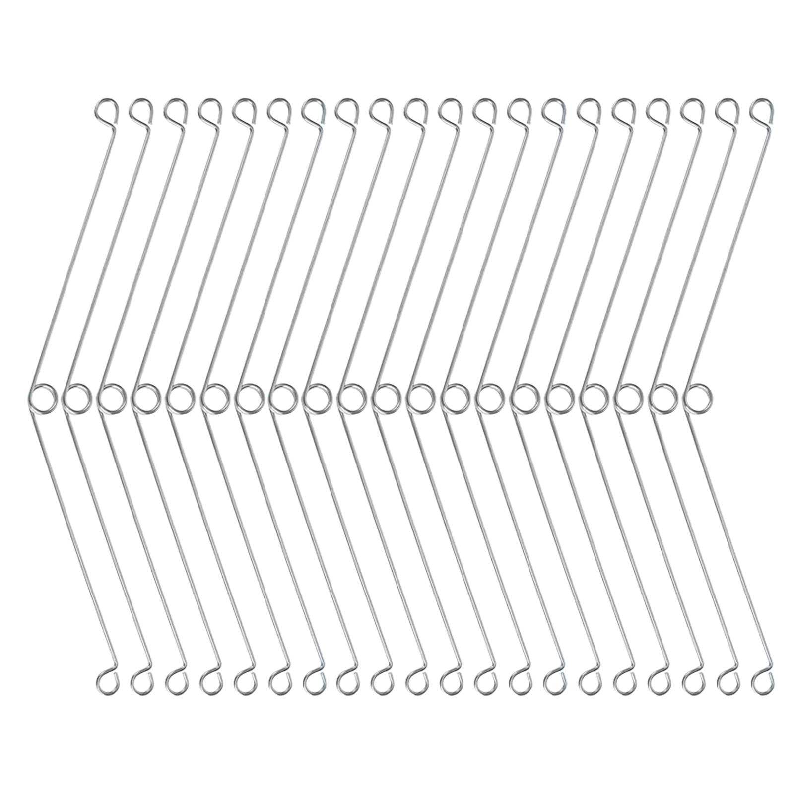 

20 шт. пружинных зажимов из нержавеющей стали для встраиваемых светильников и вентиляторов для ванной комнаты, простая установка
