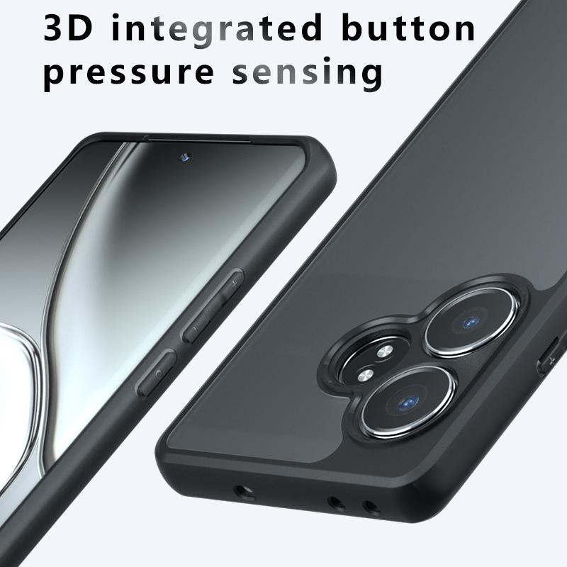 Για το Realme GT Neo6 Neo 6 SE Ματ Αντιδακτυλικό Αποτύπωμα Διαφανές Χρώμα Αντικραδασμική θήκη TPU Αντιπτωτική θήκη που δεν κιτρινίζει πίσω κάλυμμα