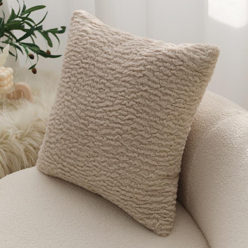 

Наволочка в кремовом стиле, для гостиной, дивана, поясничной подушки, прикроватной тумбочки, эркерного окна, мягкое украшение, подушка (не включает наполнитель) 45x45cm [Pillowcase only]