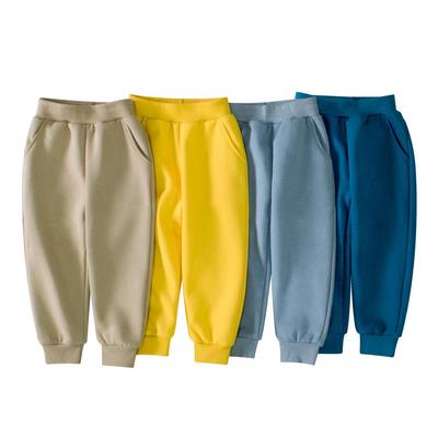 27Kids 2024 Autumn/Winter Solid Color Boys' Sports Sweatpants