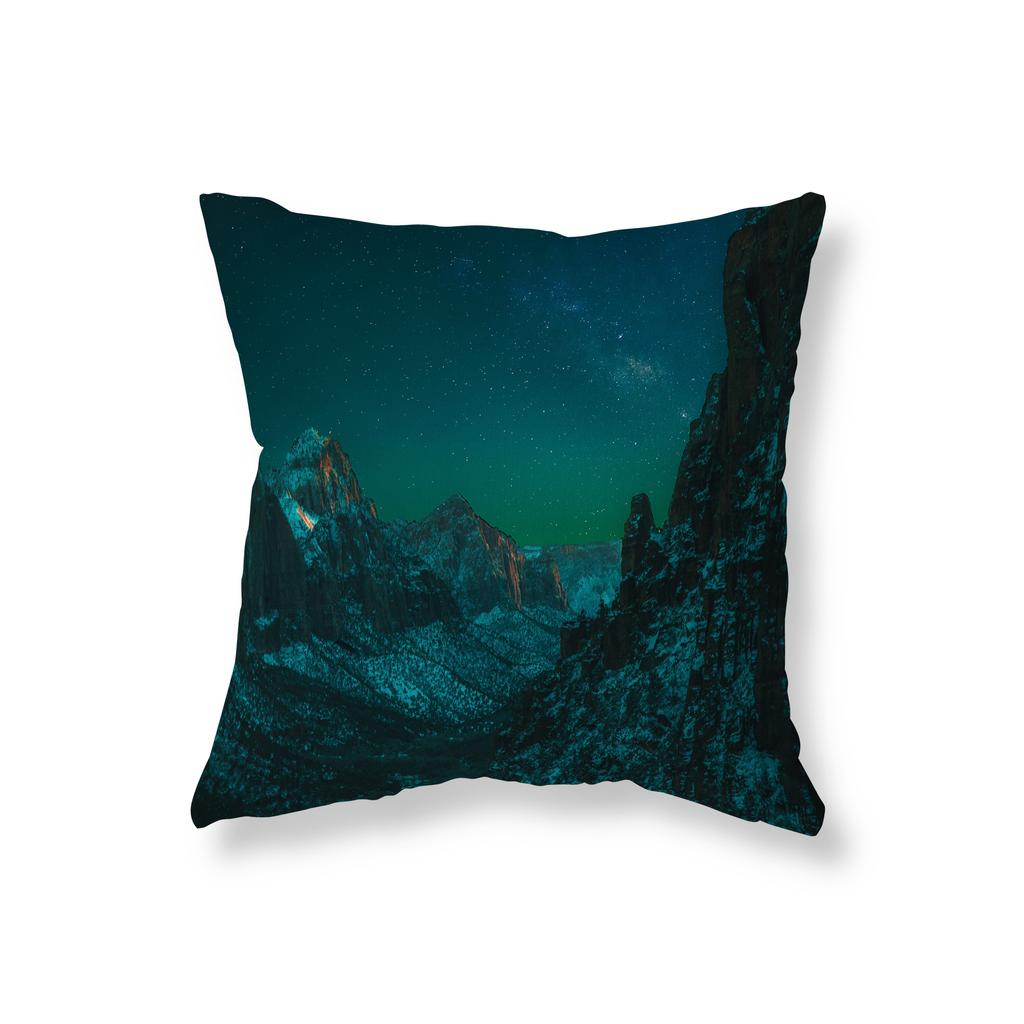 Night Sky Star Landscape Throw Pillow Cover Sofa Car Decorative Pillow Cover Chair Cushion Cover Room Aesthetics Home Decor