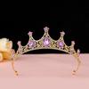 Black Baroque Crown Tiara Bride Eighteen Female Bar Mitzvah Birthday Princess Crown