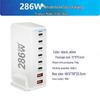 Universal 286W GaN Charger: 20V5A for Phone, Tablet, Laptop & Desktop Charging Station.