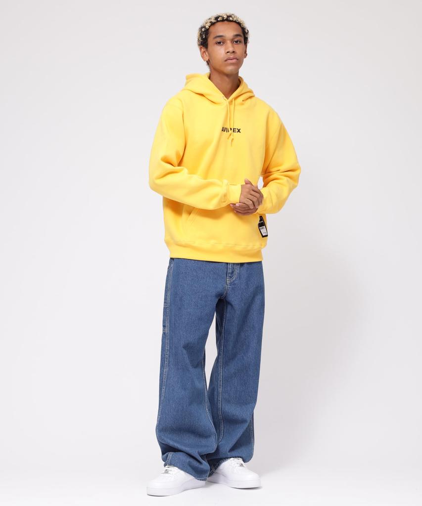 Exclusive SWEAT PULL OVER PARKA M 060 Yellow [AVIREX] WEB&DEPOT A-STAR Men's 783-4931005