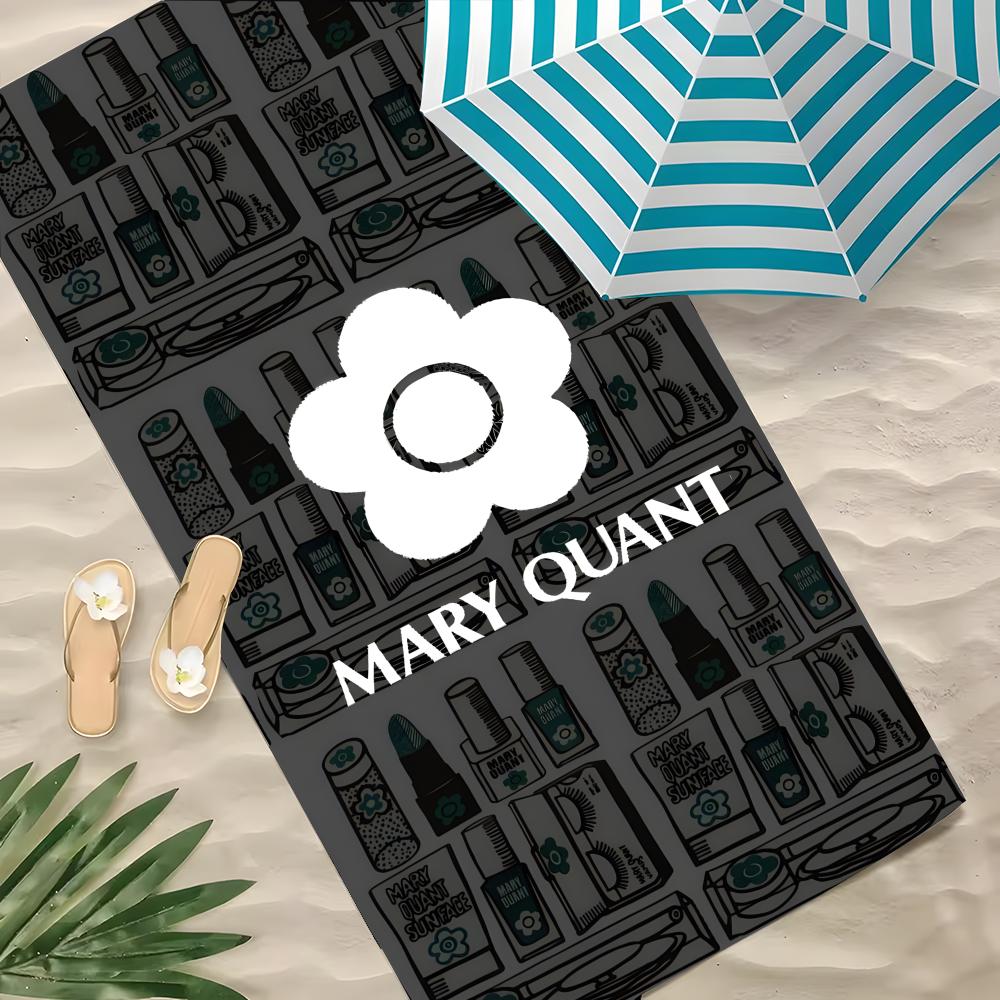 Brand Mary Quant Towel Polyester Beach Towel Quick Dry Sand Free Bath Towel For Summer Pool Travel Vacation