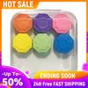 6Pcs Set Korean Jack Game Portable Pebbles Play Game with Storage Box Stone Tossing Game for Hand-eye Coordination