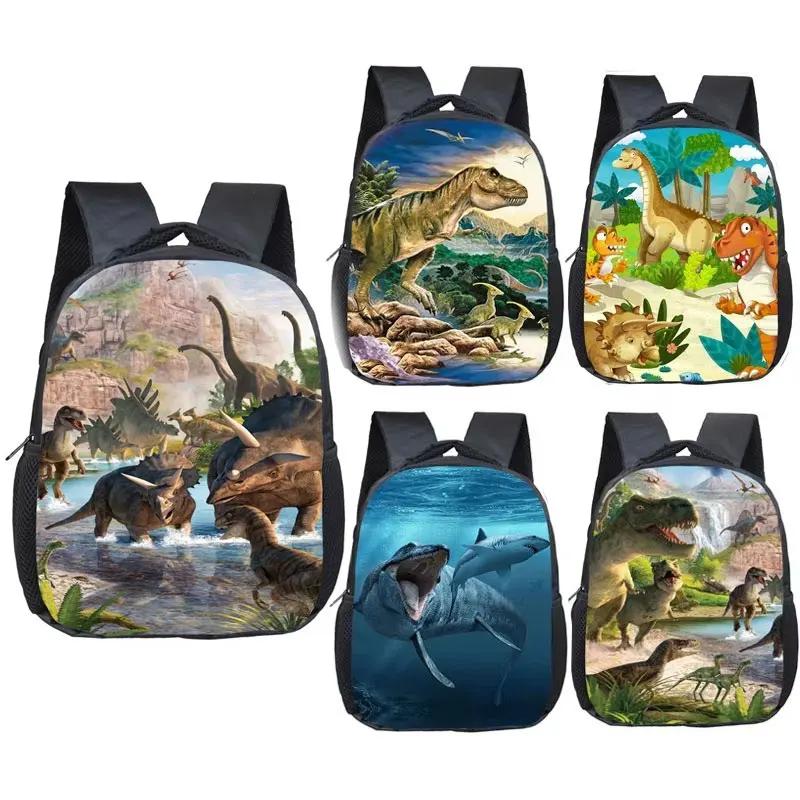 16 Inch Animals Dinosaur Backpacks Dinos Children School Bags Baby Toddler Bag Boys Backpack for Kids Kindergarten Bags Gift