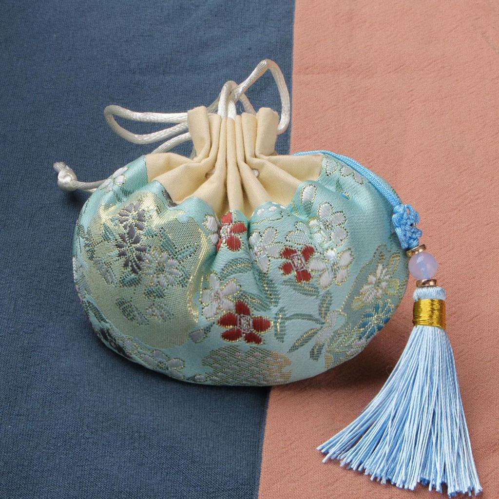 Dragon Boat Festival Hanfu Scent Sachet: Embroidered Mosquito Repellent Coin Purse Necklace