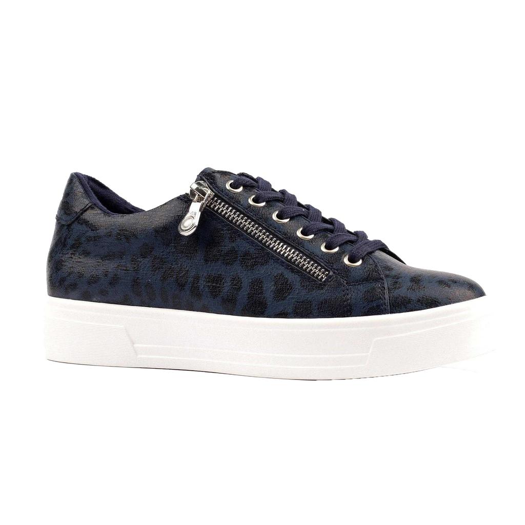 Lunar Womens/Ladies Charm ll Animal Print Trainers