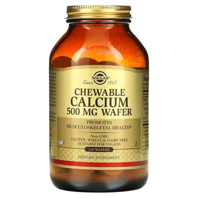 Calcio Masticable, 500 Mg, 120 Obleas