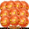4D Large Pumpkin Aluminum Film Balloons Evil Grinning Pumpkin Face Balloon for Home Garden Hedge Scary Party Decoration Supplies