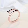 Light Luxury Style Nail Open Ring, Niche Design Ring, Male and Female Couple's Ring, Versatile