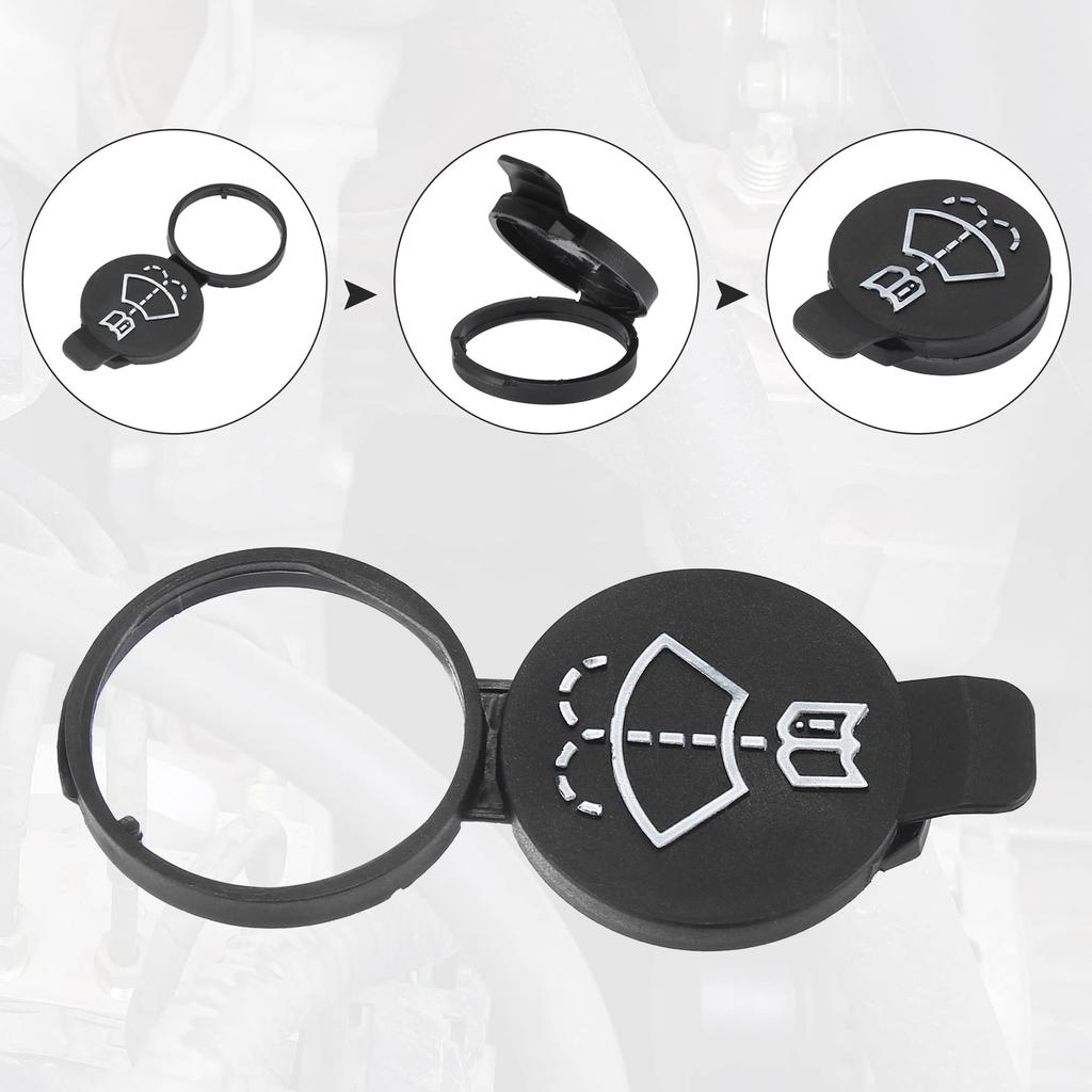 ACROPIX Washer Tank Cap Reservoir Tank Wiper Reservoir Cap Lid Windshield Washer Wiper Reservoir