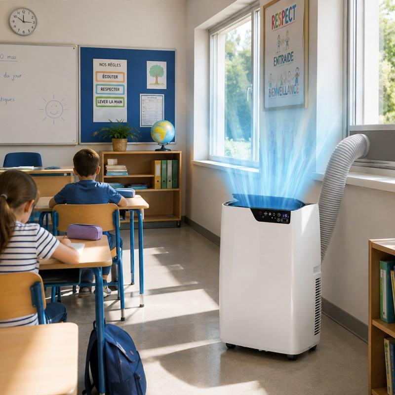 Climatiseur Monobloc Réversible - 14000 Btu - 4 Kw - Jusqu'à 35 M²