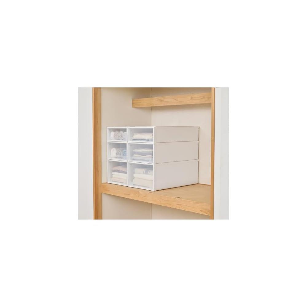 Scatola portaoggetti Tenma Fits per Armadi, 39 cm (W) x 74cm (D) x 30cm (H), Durevole, Prodotto in Giappone,