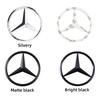 Para Mercedes Benz Adesivos de Estrela ABS Emblema Traseiro do Porta-malas do Carro Para Mercedes Benz S320 W164 W203 W204 W168 C180 E320 A200 GLE GLS CLS